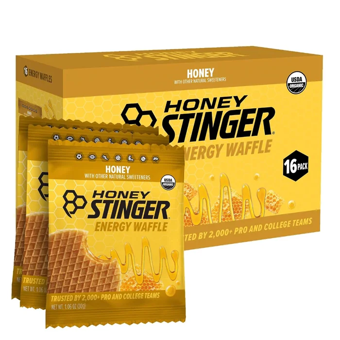 Honey Stinger Organic Honey Waffle, 16-pack box